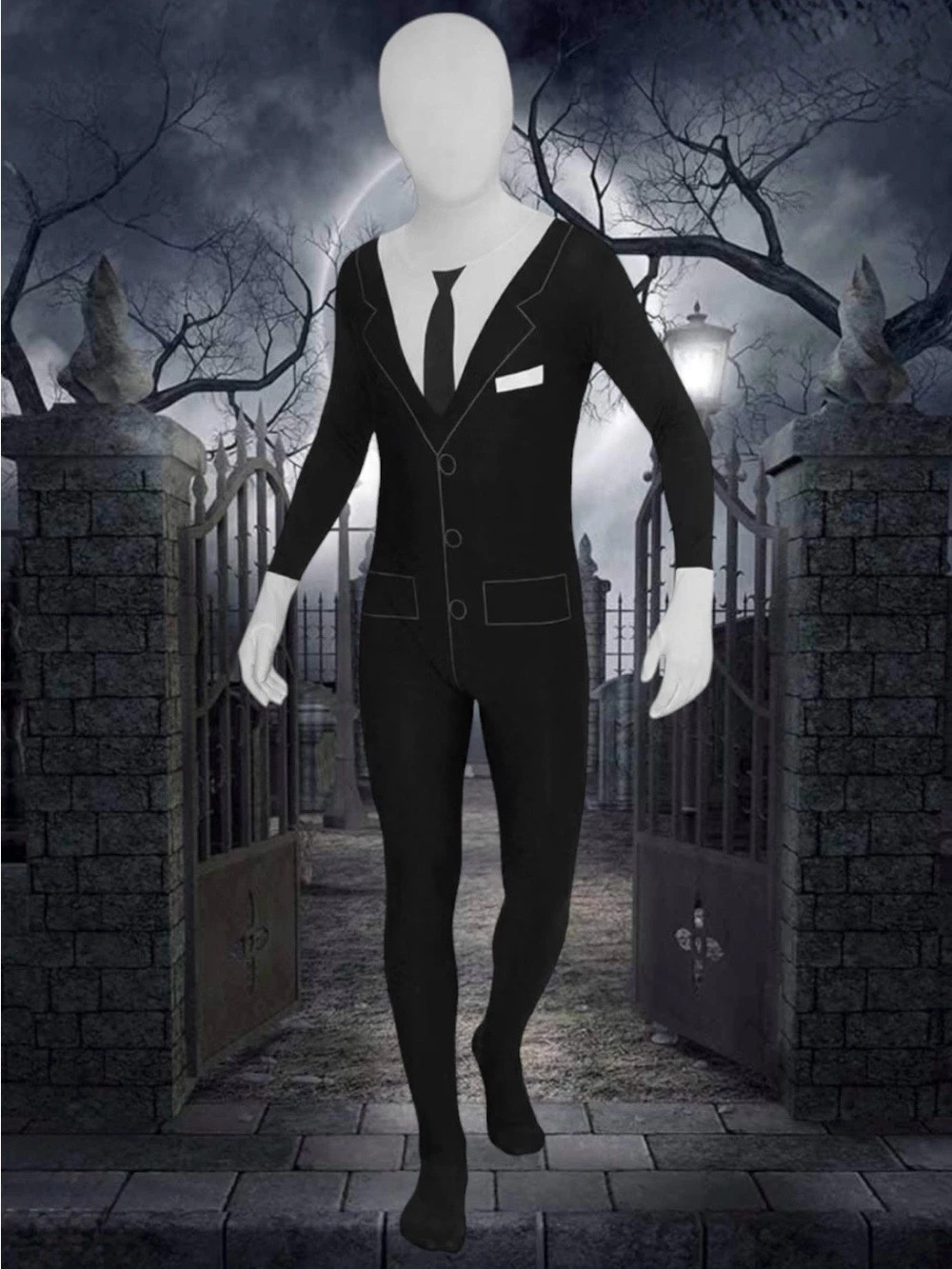 MorphCostumes Slender Man Halloween Morphsuit